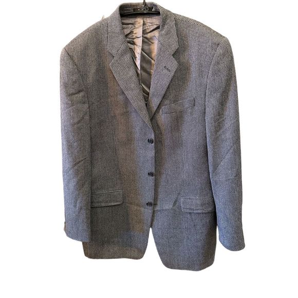 Calvin Klein Men's Gray Wool Blazer Size 42 L - Picture 1 of 7